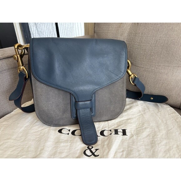 Coach Handbags - Coach X Rodarte C22754 Courier Bag Colorblock Leather Saddle bag Limited Edition